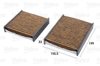 FILTRO DE CABINA CONTAMINACIÓN VALEO 701007  