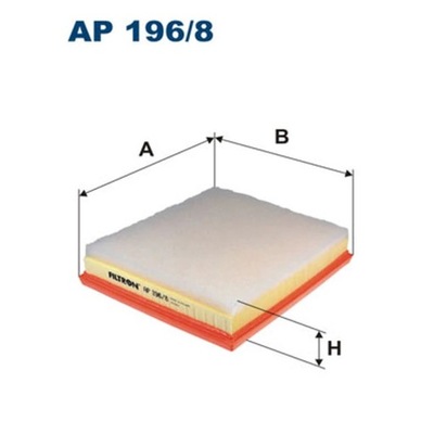 FILTRO AIRE FILTRON AP 196/8  