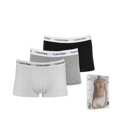 BOKSERKI MĘSKIE CALVIN KLEIN 3PACK |U2664G 998|L