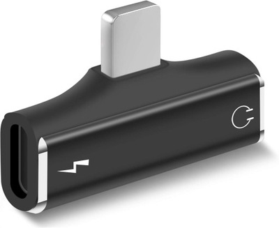 ADAPTER SŁUCHAWKOWY PRZEJŚCIÓWKA ROZDZIELACZ DO APPLE IPHONE Lightning