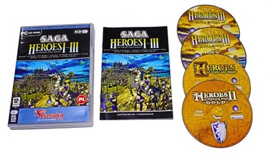 SAGA HEROES OF MIGHT AND MAGIC I-III BOX PL PC