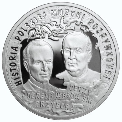 Moneta 10 zł Przybora i Wasowski 2011