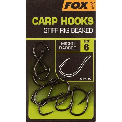 Hak Fox Carp Hook Stiff Rig Beaked 4