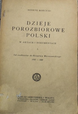 Dzieje porozbiorowe Polski I