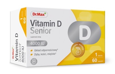 Suplement diety Dr. Max Vitamin D Senior kapsułki 60 szt.