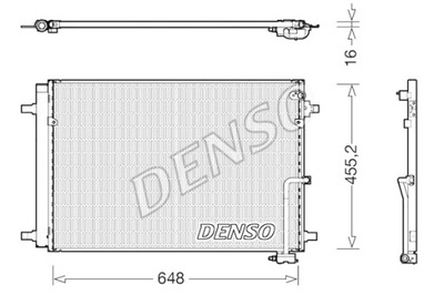 DENSO КОНДЕНСАТОР AUDI A8 2.0 3.0D 09 11