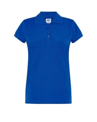 Koszulka POLO damska JHK NIEBIESKA royal blue M