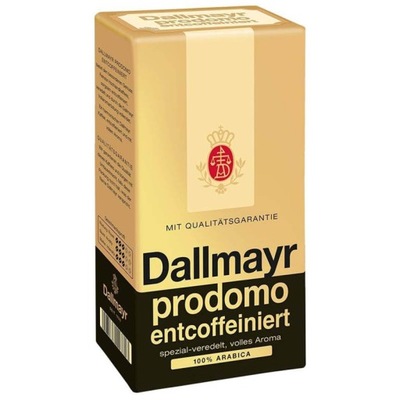 Kawa mielona Dallmayr Prodomo Entcoffeiniert 500g