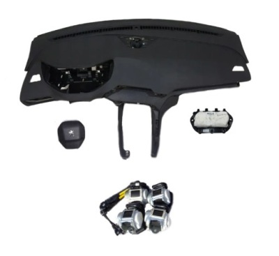 Peugeot 5008 панель приладів панель приладів подушка безпеки ремені комплект фото №1