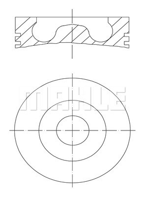 ПОРШНИ MAHLE 081 PI 00105 000