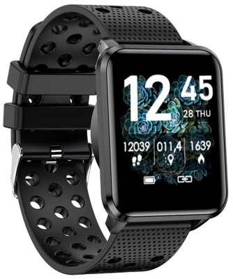 Czarny Smartwatch BEMI Kix-M