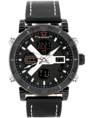 ZEGAREK MĘSKI NAVIFORCE - NF9132 (zn073a) - black + box