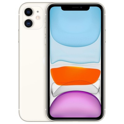 iPhone 11 128 GB biały - Odnowiony, stan dobry