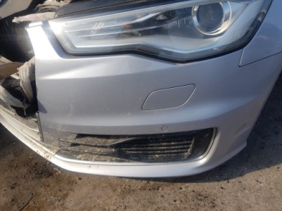 Audi a6 c7 4g0 lift решётка бампер левая перед передняя фото №1