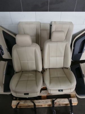 Mercedes s w221 long сидіння заднє сидіння обшивка комплект фото №1