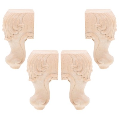 DREWNIANE MEBLOWE 4 SZTUKI MINIMALISTYCZNE