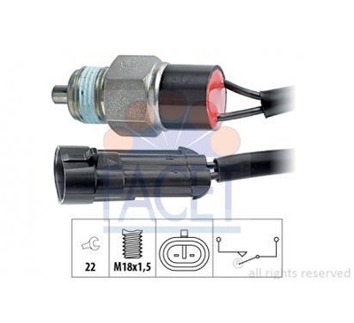 Facet выключатель свет заднего вида fiat stilo фото №1