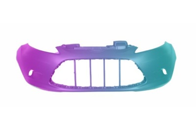 Бампер ford fiesta mk7 08-13 будь-який колір фото №1