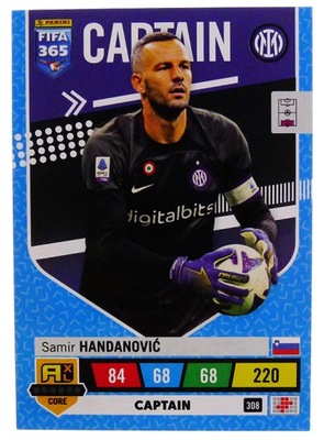 PANINI FIFA 365 2023 karta CAPTAIN Handanović 308