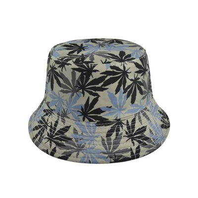 Bucket Hat Kapelusz na lato Marihuana liście