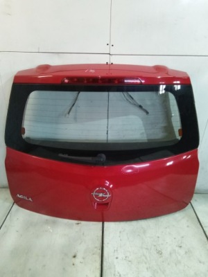 I76 крышка багажника багажника opel agila b красный фото №1