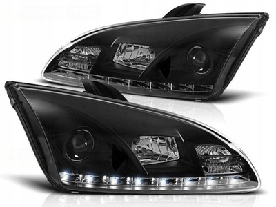 Лампы ford focus 2 ii 04-08r daylight led black фото №1