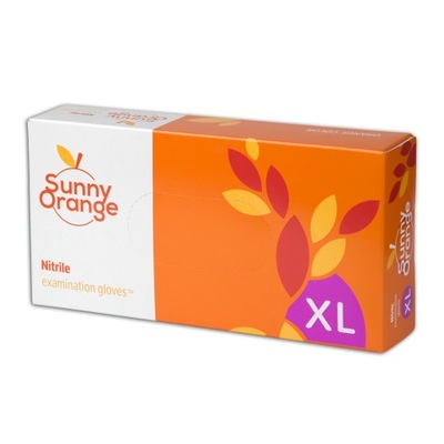 Sunny Orange rękawiczki nitrylowe XL 100szt. jednorazowe