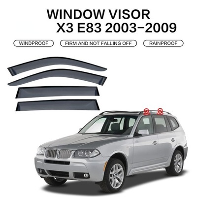 DLA BMW X3 2003-2022 E83 F25 G01 GAUBTAS PRZECIWSL 