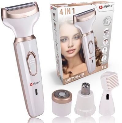 ELEKTRYCZNA MASZYNKA DO GOLENIA DAMSKA GOLARKA TRYMER DEPILATOR 4w1
