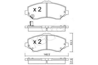Metelli гальмівні колодки гальмівні aston martin db6 coupe 4. фото №1