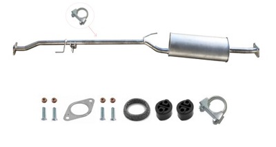 Mazda tribute 2.0 2.3 3.0 4wd 2000-5/2008 гасник середній фото №1