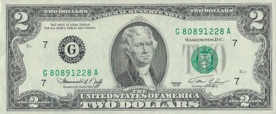 USA - 2 Dollars - 1976 - P461 - G - Chicago