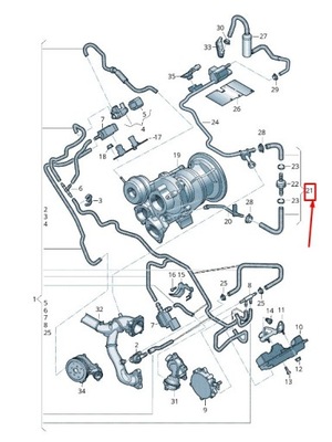 AUDI VOŽTUVAS SPRAWDZAJACY EMISJE 06M133240AN 