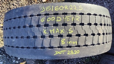 ШИНА 315\/60R22,5 GOODYEAR KMAX S 8MM 2020R X1 фото