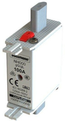 Wkładka bezpiecznikowa NH000 100A 500V GL/GG