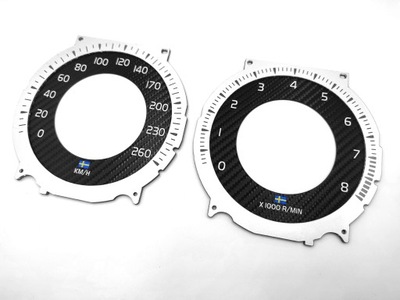 VOLVO S80 V70 XC70 SWEDEN CARBÓN DISCOS CUADRO DE INSTRUMENTOS CUADRO SKALA EUROPA  