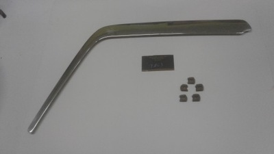 Молдинг бампера левый перед w 124 фото №1