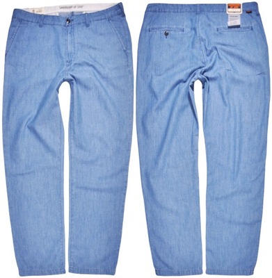 LEE spodnie BLUE tapered REGULAR CHINO _ W33 L32