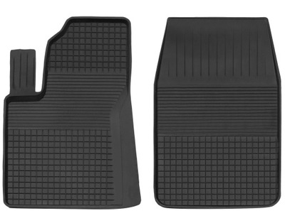 ALFOMBRILLAS GOMA AL PARTE DELANTERA RANT 2 CM PARA RENAULT TWINGO 2 II 2007-2014  