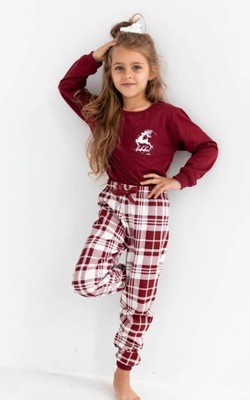 PIŻAMA DZIECIĘCA SENSIS ŚWIĄTECZNA ZORAYA 122-128