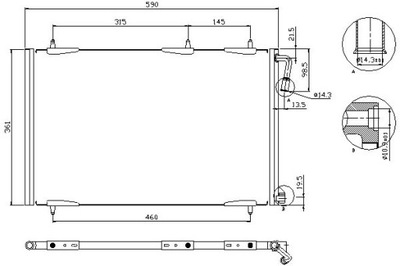 NISSENS 94855 SKRAPLACZ, ACONDICIONAMIENTO  