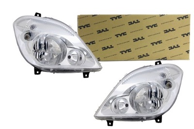 JUEGO FAROS ELE. H7+H7+H7+SILNIK MERCEDES SPRINTER 06-12 TYC  