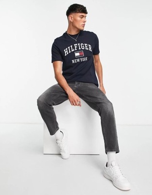 TOMMY HILFIGER T-SHIRT MĘSKI BAWEŁNIANY L 1VAE