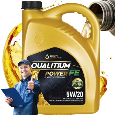 МАСЛО SILNIKOWY 5W20 - 5L QUALITIUM POWER FORD ACEA C5 API SP OIL ОРИГІНАЛЬНИЙ