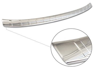 Молдинг стальной накладка na бампер задняя audi q3 ii / rs sportback фото №1