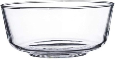 Salaterka szklana na sałaki owoce 650 ml okrągła przeźroczysta