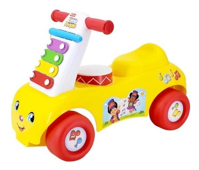 FISHER PRICE Muzyczny jeździk żółty 505564