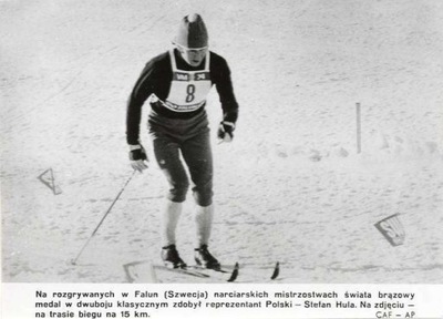 Stefan Hula zdobywa brązowy medal w Falun w 1974