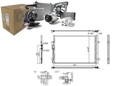 Конденсатор кондиционера vw atlas 2.0 3.6 12.16- nissens фото №1