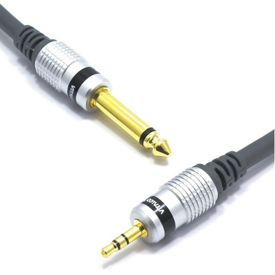 KABEL WTYK JACK 3,5 STEREO WTYK 6,3 MONO MK67 3m